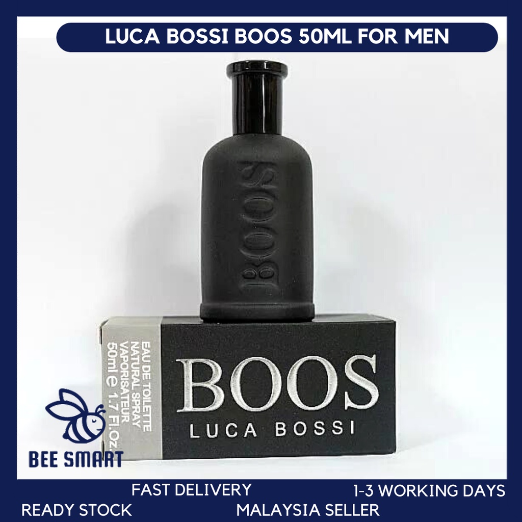 Unisex Boos Portable Perfume for Men Women 50ml Luca Bossi Shopee Malaysia