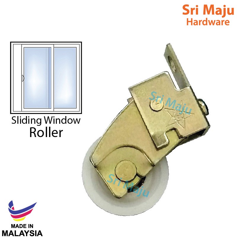 MAJU 002 Sliding Glass Window Roller Patio Slide Window Roda Tingkap ...