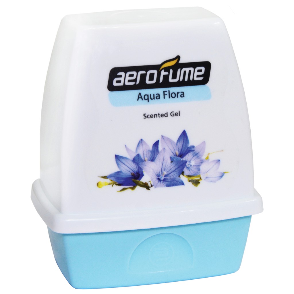 Aerofume Scented Gel Air Freshener Mosquito Repellent Lavender Lemongrass Rose Aqua 2668