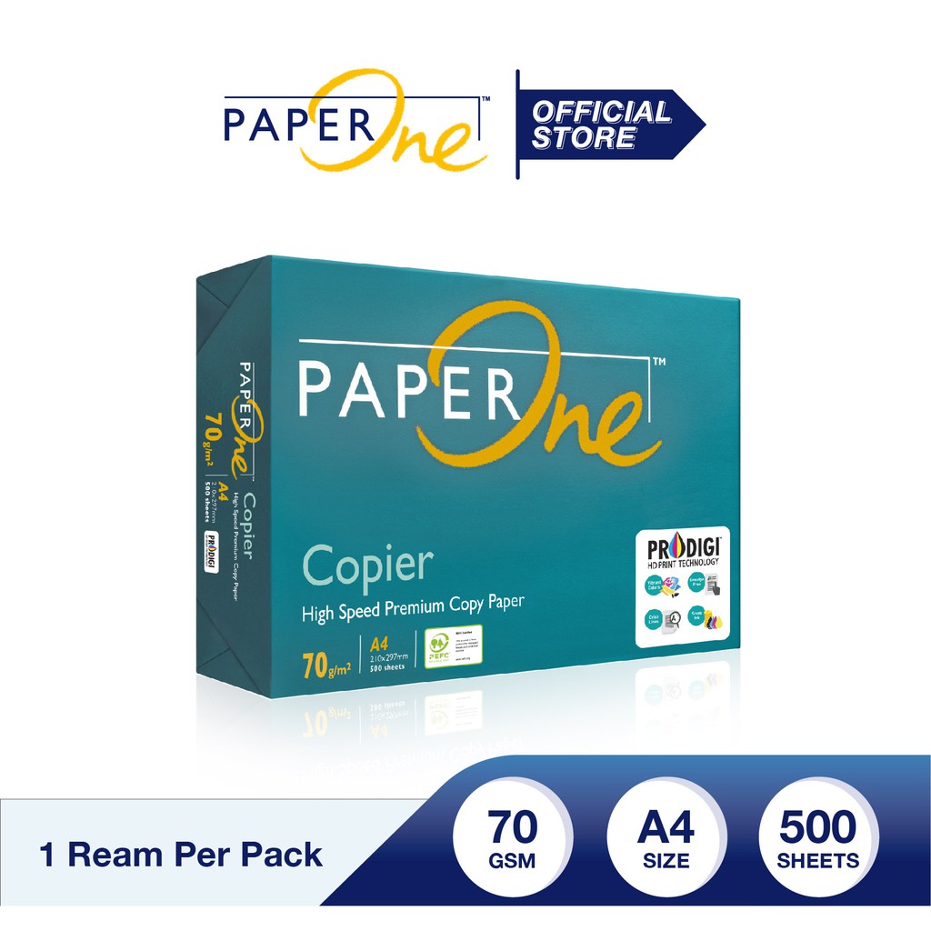 PaperOne A4 Copier Paper 70 gsm/1 Ream 500 Sheets Shopee Malaysia