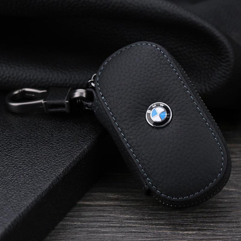 1pc Leather Key Wallet Car Key Case.For Bmw E90 F10 F30 E34 F20 X5 E53 ...