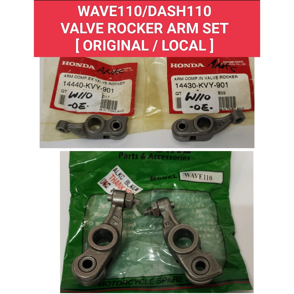 WAVE110/DASH110/DREAM110-FI [ ORIGINAL / LOCAL ] VALVE ROCKER ARM SET ...