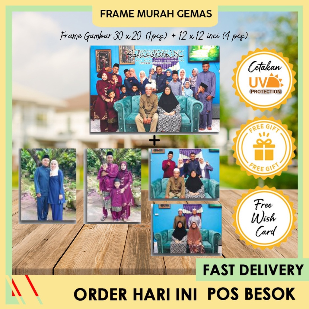 🔥PROMOSI UNTUK 10 ORANG TERAWAL RM99🔥 FG COMBO 5 PANEL | FRAME GAMBAR 5 ...