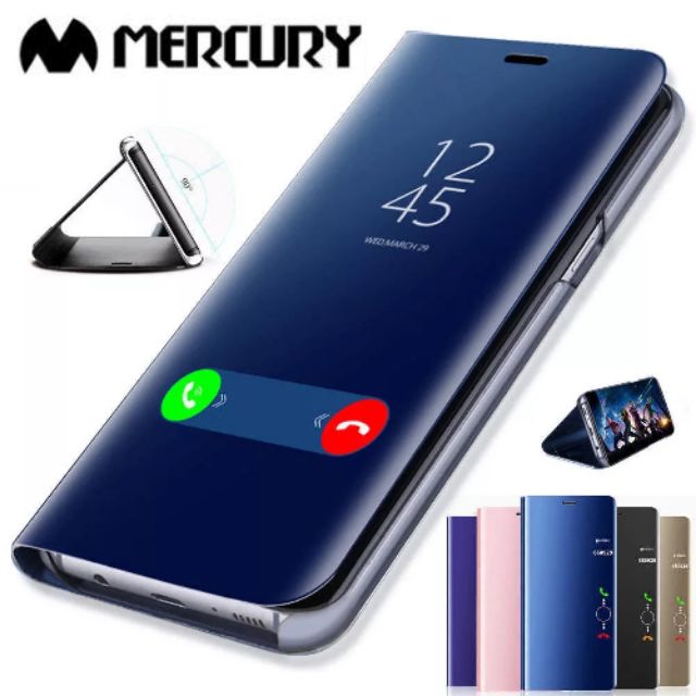 Smart View Flip Mirror Back Cover Cell Phone Case For Vivo V11 V11i V15 V17  Pro X50 Y12 Y15 Y17 Y19 Y81 S1 Pro Y30 Y50