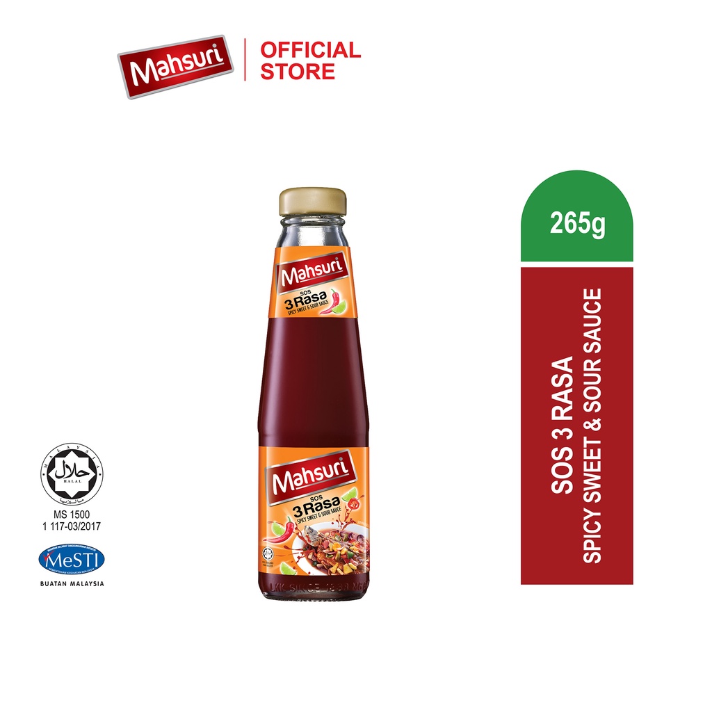 Mahsuri Sos Tiga Rasa (265g) | Shopee Malaysia