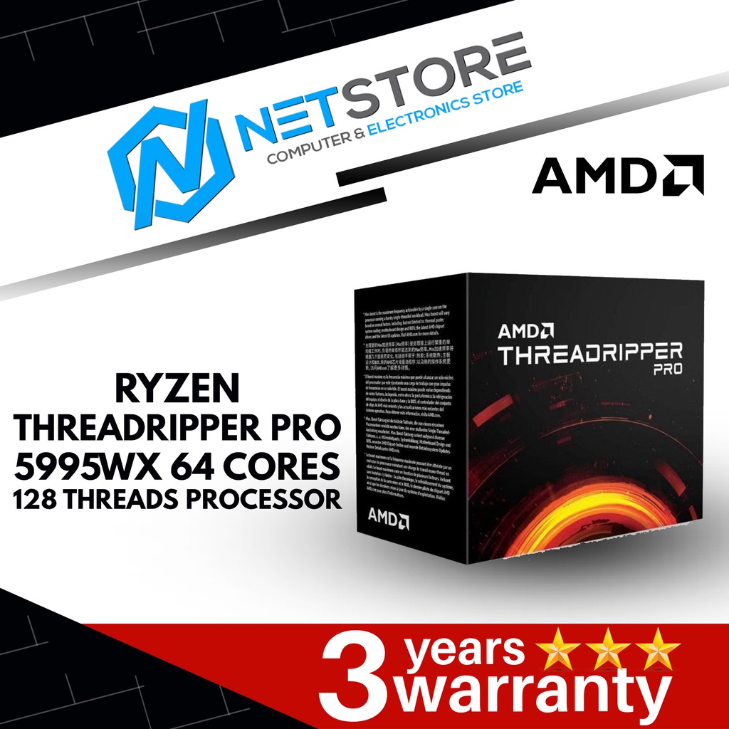 Amd Ryzen Threadripper Pro 5995wx 64 Cores 128 Threads Processor Shopee Malaysia 0463