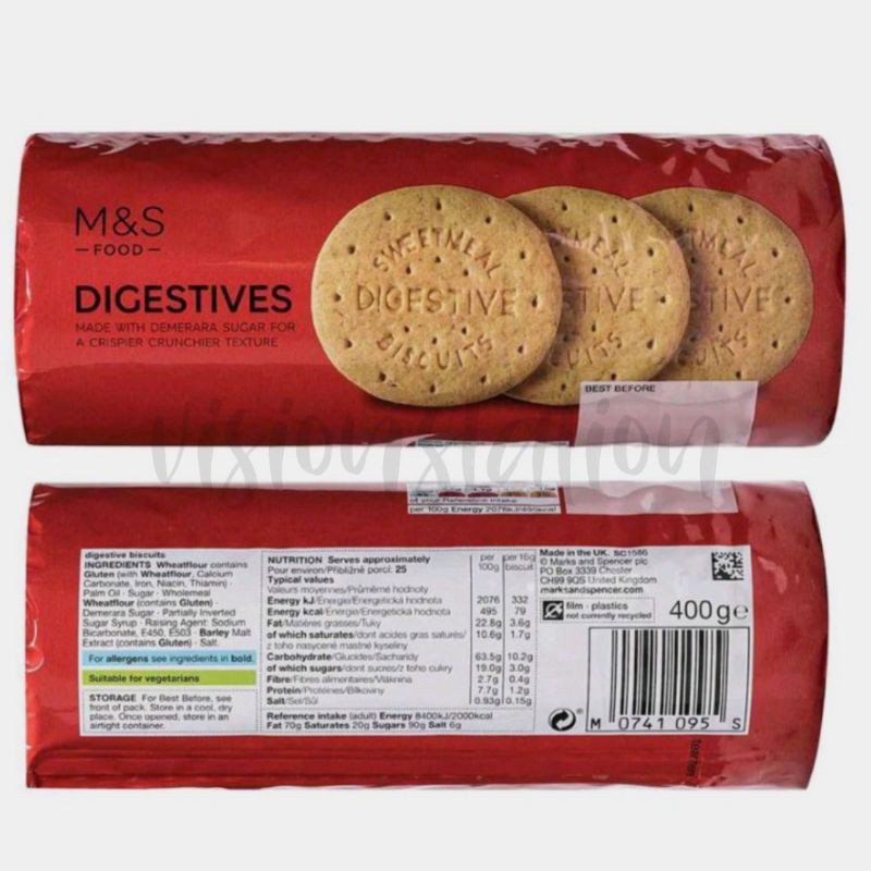 Marks and Spencer M&S Digestive Biscuits/ Rich tea biscuits Shopee Malaysia