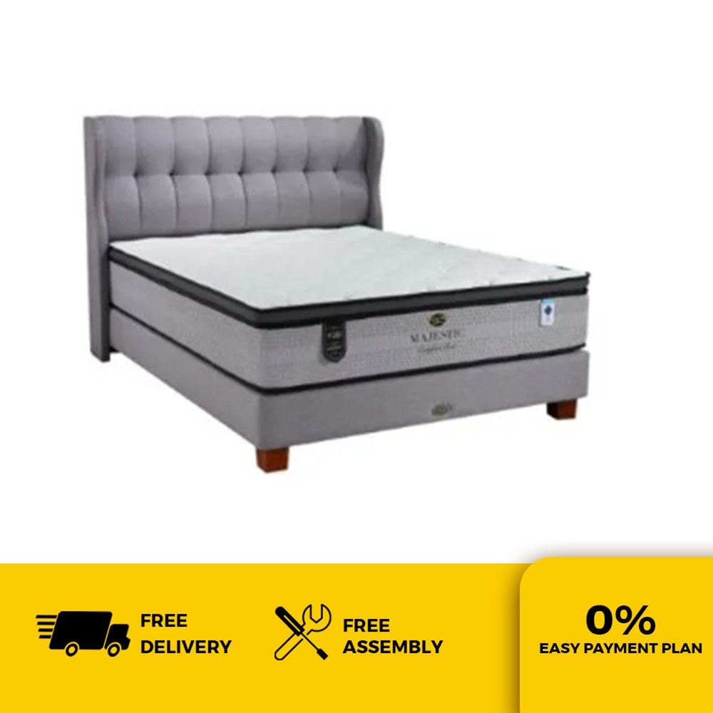 Kingkoil Majestic Rex King Mattress + Bedframe Pocket Spring + Latex