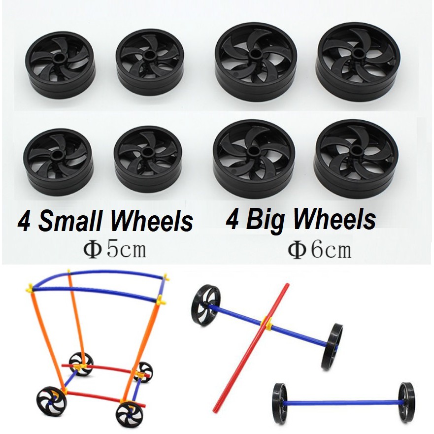 [KMY Ready Stok]4D Space Straw Stitching Assembly Kits, STEM Flexile