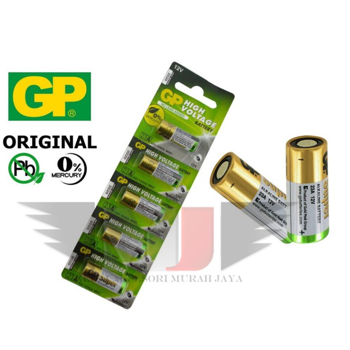 100 Ori GP 23A 12V ORIGINAL Remote Battery Car Alarm Batteries Super Alkaline B Shopee Malaysia