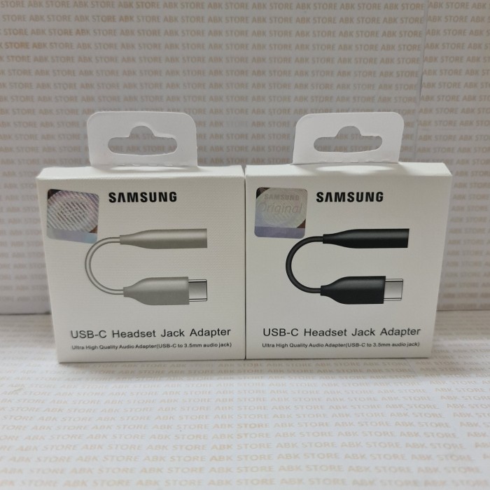 PUTIH Samsung USBC To Headset Jack Adapter 3.5 mm Galaxy S21+ S21