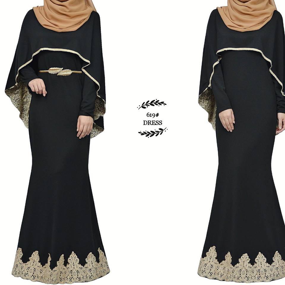 Dress 2024 dinner muslimah