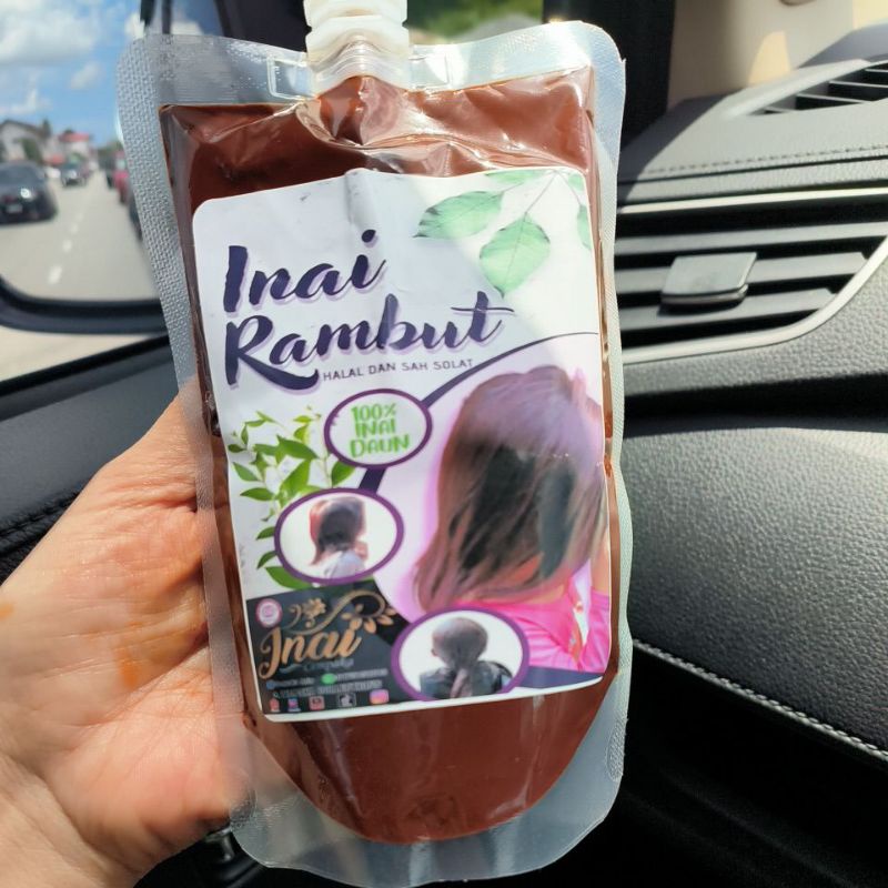 INAI RAMBUT DAUN ASLI POUNCH SAH SOLAT by INAI CEMPAKA HQ | Shopee Malaysia