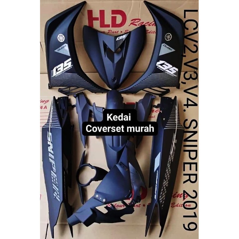 Coverset Yamaha Lc135 V1 V2 V3 V4 V5 V6 V7 V8 Sticker Sniper 2019 Shopee Malaysia 6173