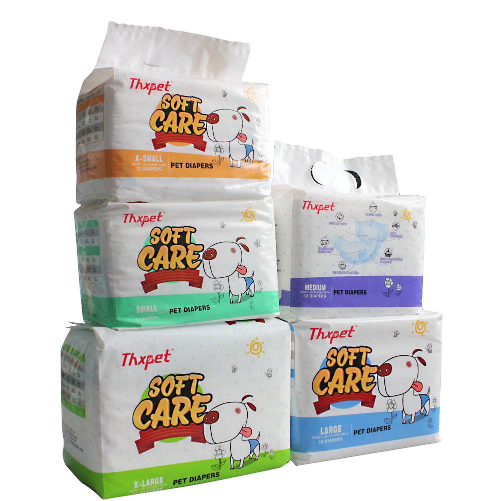 Thxpet Soft Care Female Pet Diapers 12 pcs Shopee Malaysia