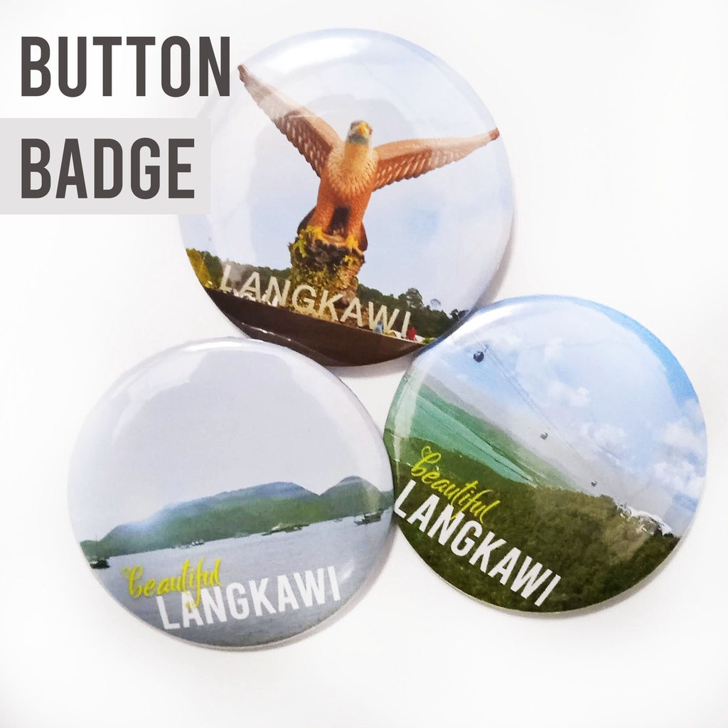 Button Badge Langkawi Kedah Helang Souvenir Gift 50 mm | Shopee Malaysia