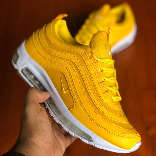 READY STOCKS AIRMAX 97 YELLOW SHOES NEW EDITION 100 COPY ORI 1 1