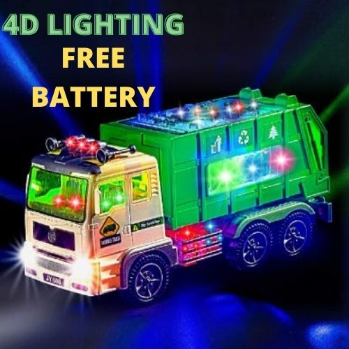 Kids Toy Garbage Truck With 4D Lights And Sounds/Lori Sampah Mainan ...