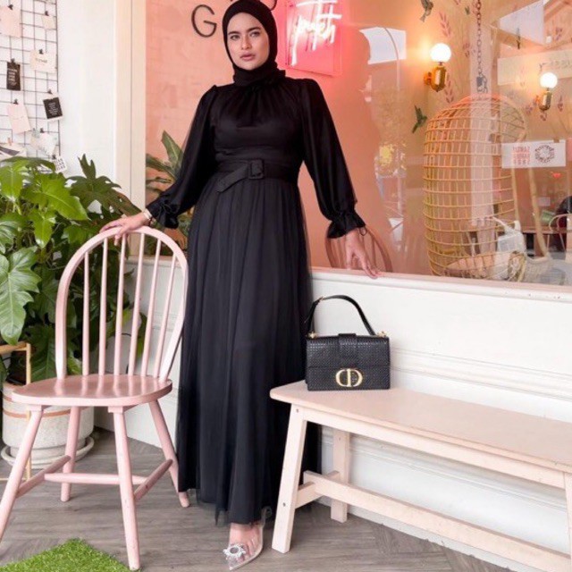 MYRAVALLYN AURORA GATHERS 1 PIECE DRESS /CASUAL DRESS / BAJU DRESS | Shopee  Malaysia