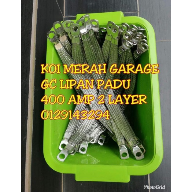 💯 ORIGINAL - 1 PC GROUNDING CABLE LIPAN PADU - 400 AMP 2 LAYER | Shopee ...