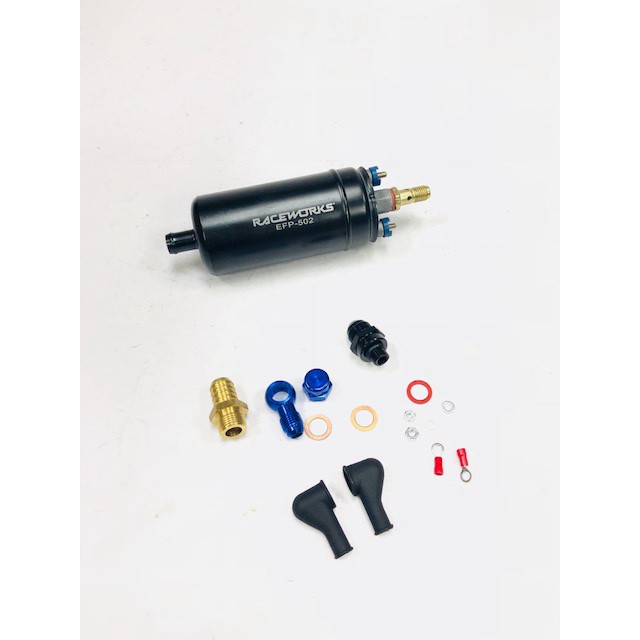 RACEWORKS 300LPH ( 0910 ) External Fuel Pump Fuel Pump Connections