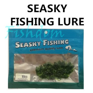 CLEAR STOCK SEASKY FISHING WHITE / GREEN PREMIUM QUALITY FISHING LURE