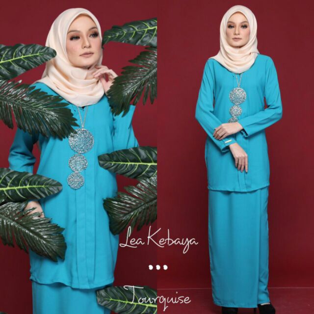 LEA KEBAYA PLAIN | OFFICE WEAR KEBAYA SIMPLE RAYA 2019 | Shopee Malaysia