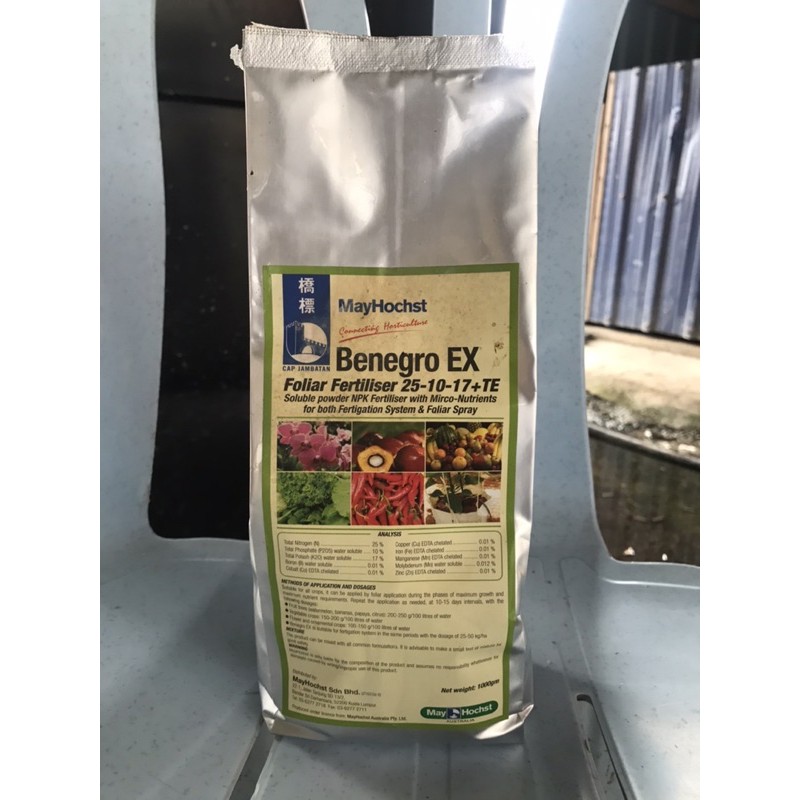 Original FOLIAR FERTILIZER BENEGRO EX | Shopee Malaysia