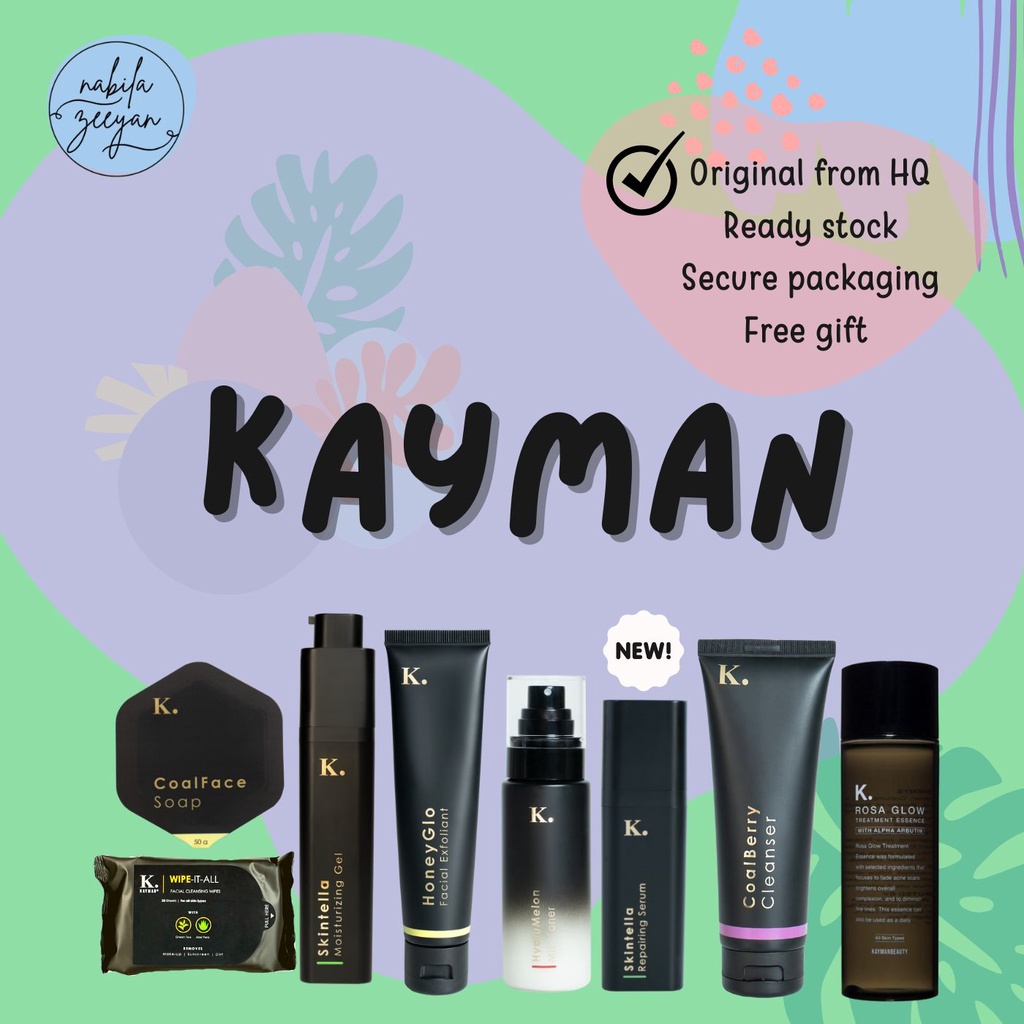 KAYMAN Sunscreen, Skintella Cleansing Sherbet, Soap, Serum, Essence