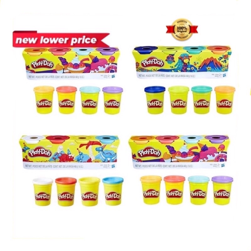 HASBRO Play-Doh 4oz / 112g Single Can Play Doh Set Modeling Compound ...