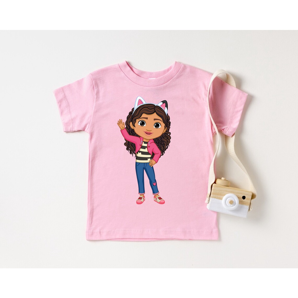 cute girls t-shirt funny Gabbys Doll House cartoon print girls t-shirt ...