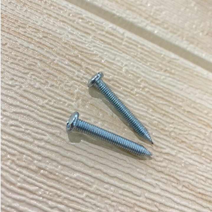 [ 25MM ] SKRU BOX SWITCH (2PCS) Pan Head Screw ELECTRICAL BOX COVER