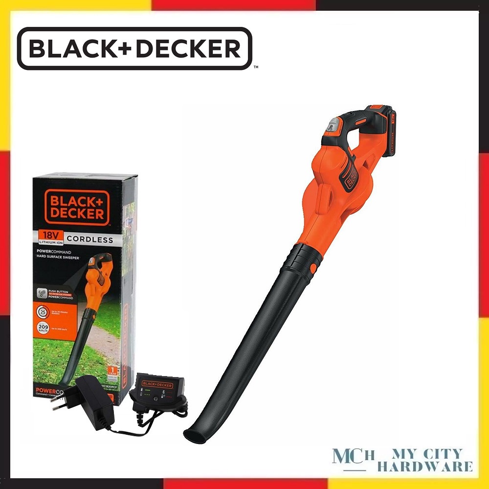 BLACK & DECKER GWC1820PCF-B1 18V Leaf Cordless Blower
