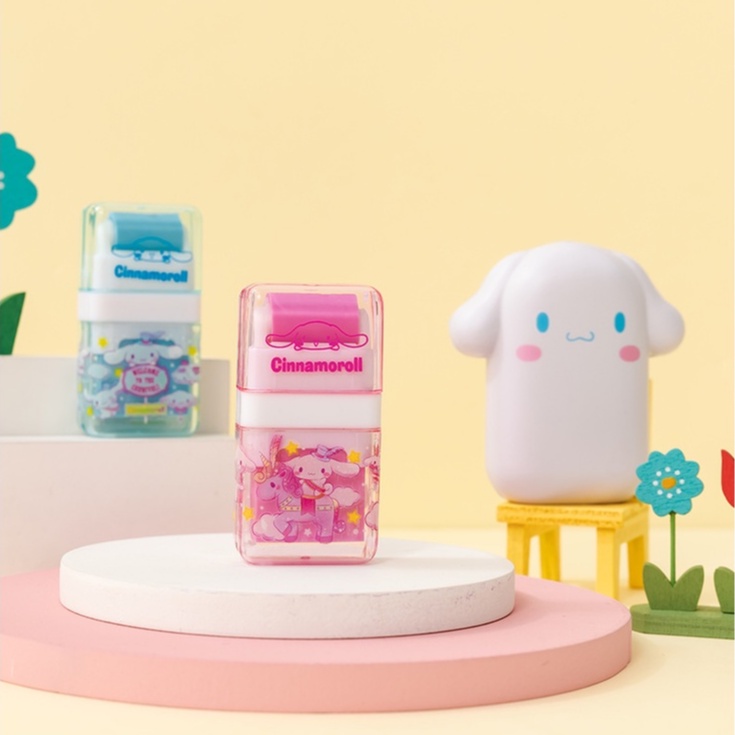 Sanrio Cute Cinnamoroll doubleheaded eraser Cinnamoroll doubleheaded