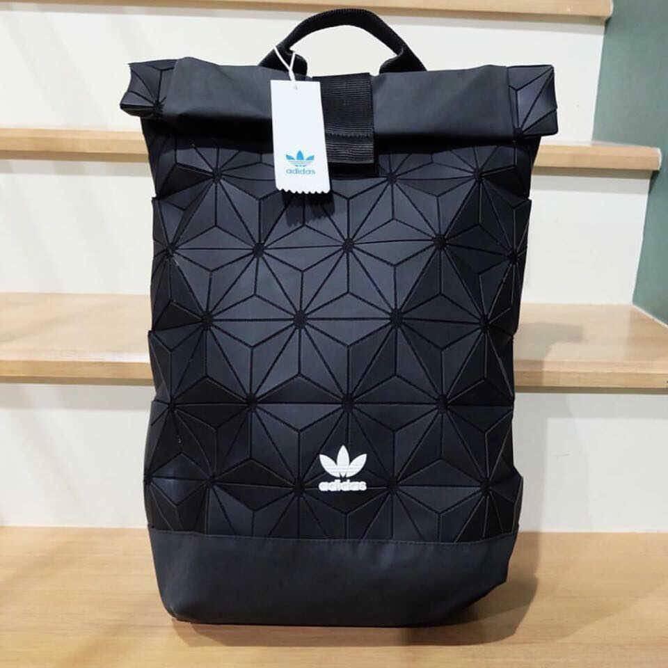 BackPack 3D Mesh Geometric Pattern - Black | Shopee Malaysia