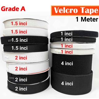 Length 100CM(39.37inches) Strong Self Adhesive Velcro Tape Hook and Loop  Tape Fastener Sticky Home Decor DIY