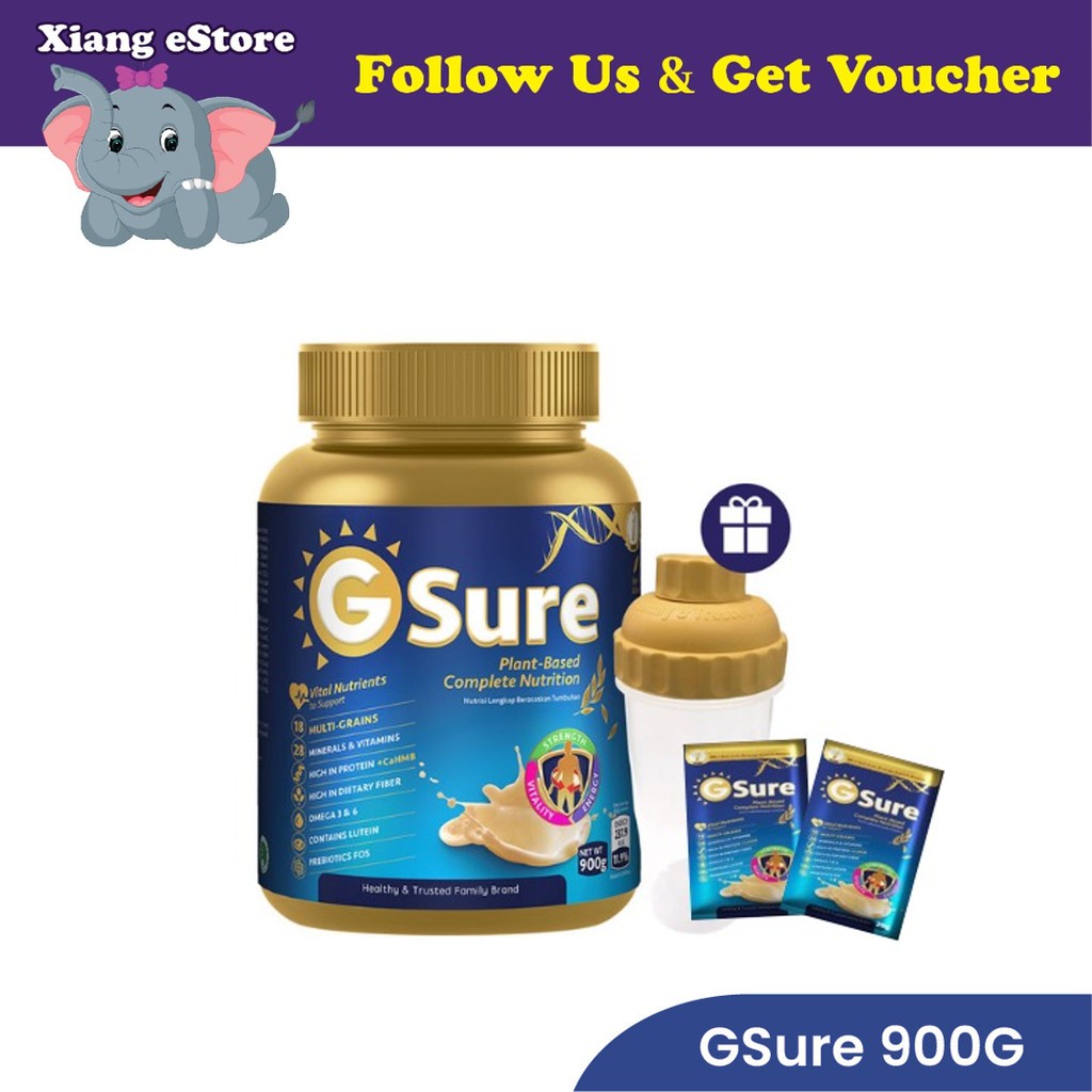 Good Morning Gsure Complete Nutrition 900g ( FREE Shaker) | Shopee Malaysia