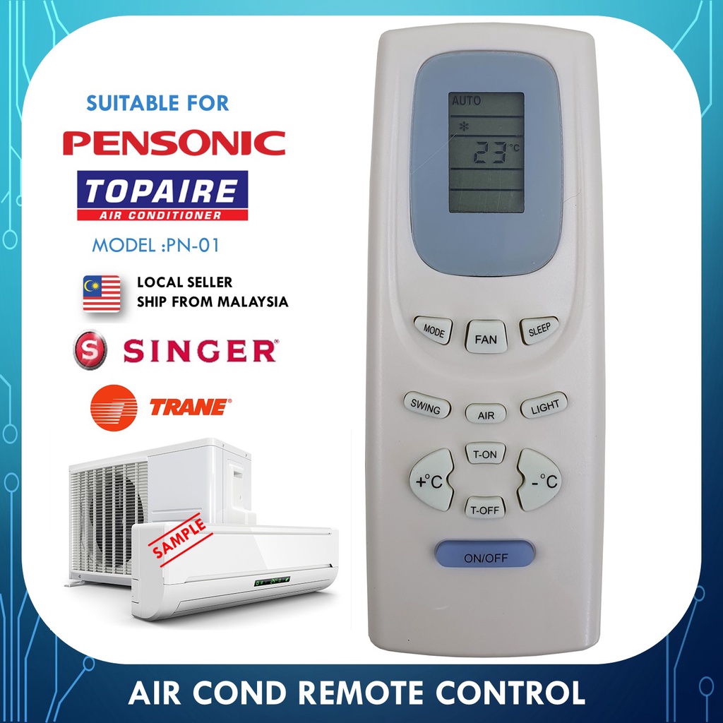 Pensonic Topaire Singer Trane Gree PN01 Air Cond Air Conditioner