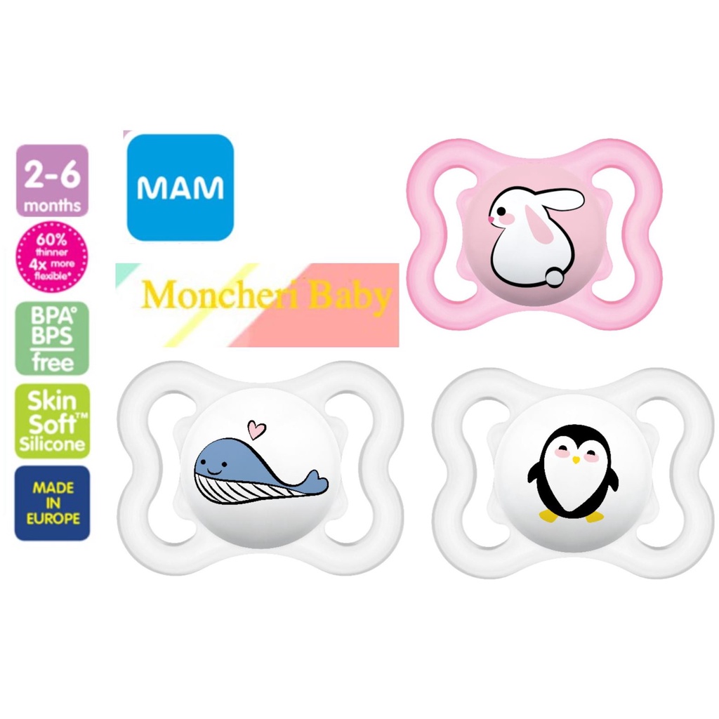 MAM Supreme Pacifier 2-6m/6m+/16m+ (1pc) | Shopee Malaysia
