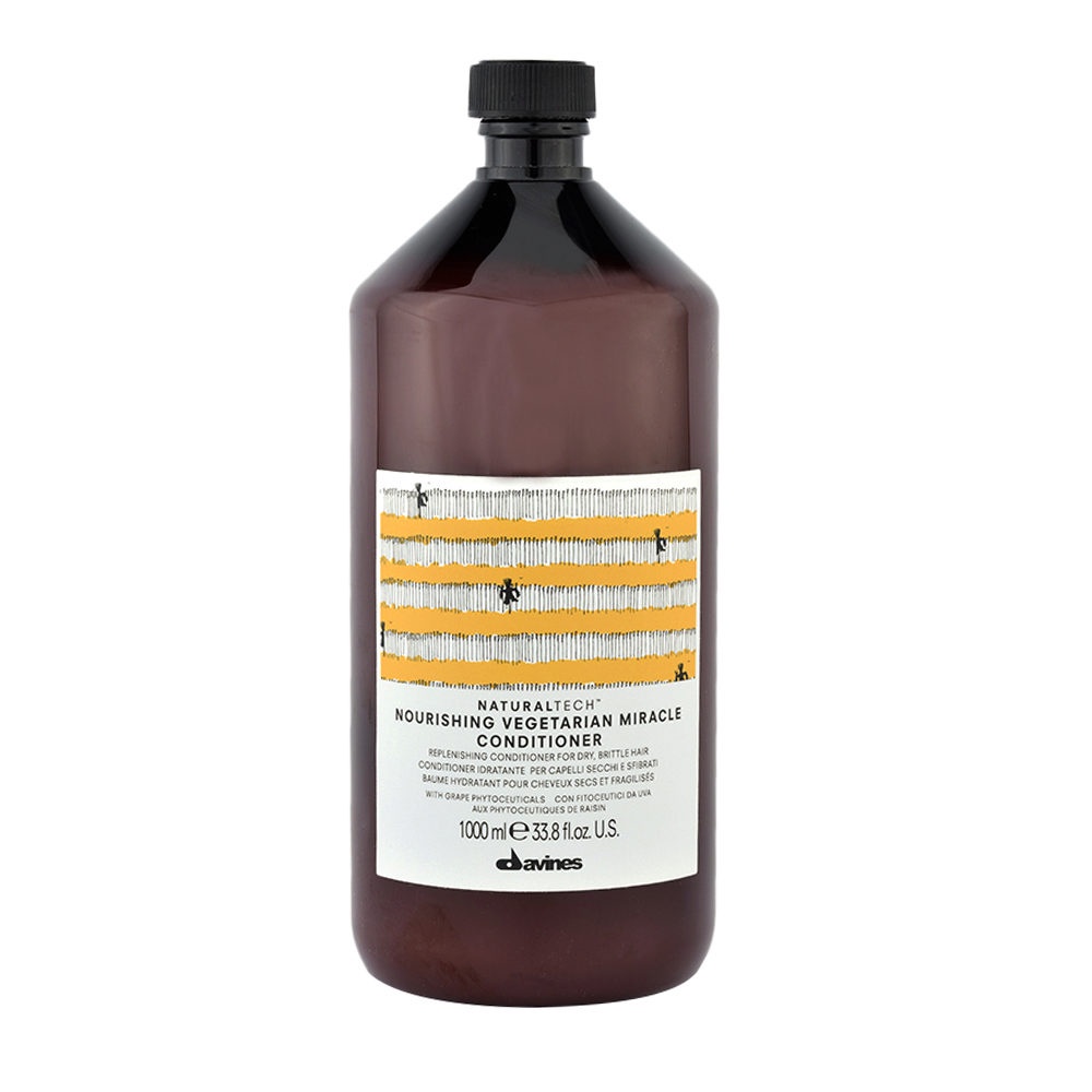 DAVINES NATURALTECH NOURISHING VEGETARIAN MIRACLE CONDITIONER 1000ML