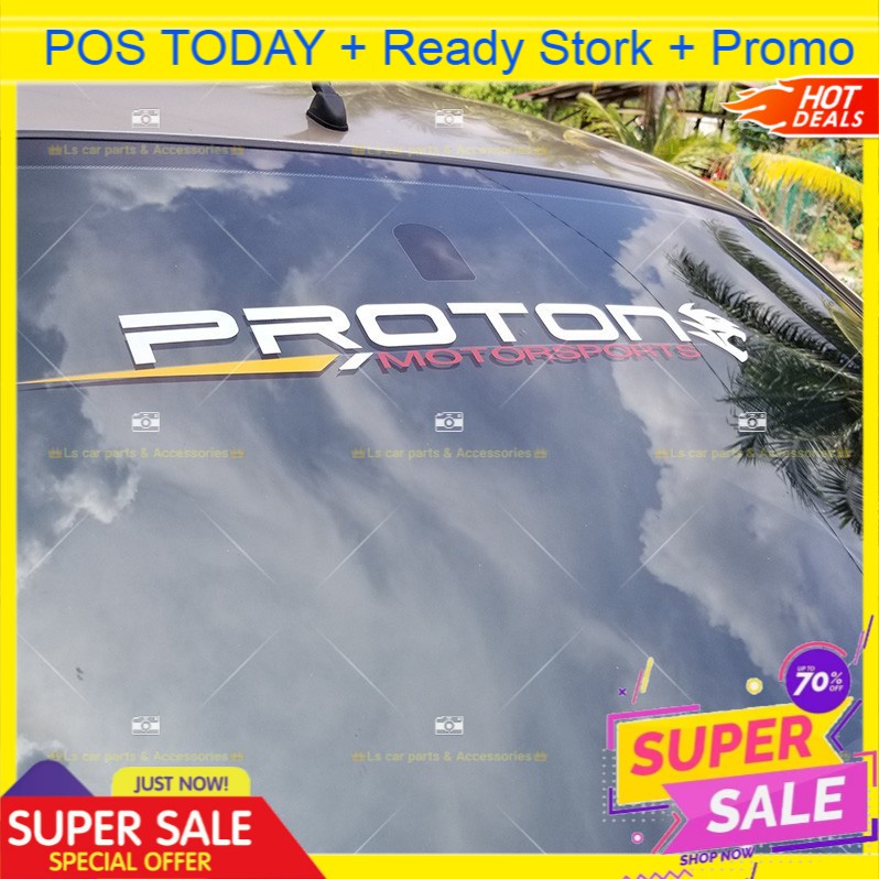 Sticker Proton Motorsport (cermin depan) | Shopee Malaysia
