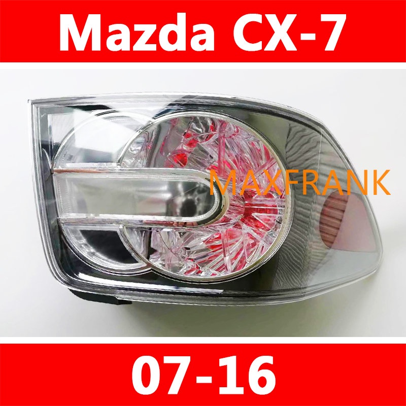 Huray Left Driver Side Tail Light For Mazda CX-5 (2013-2016) - Clear/Red Lens, Halogen, Plug & Play