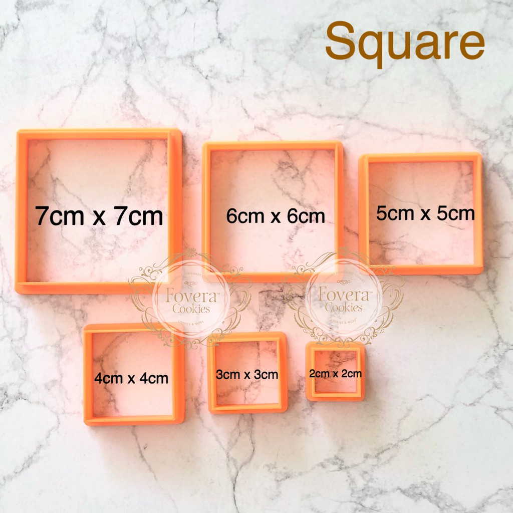 Square cookie mold sales