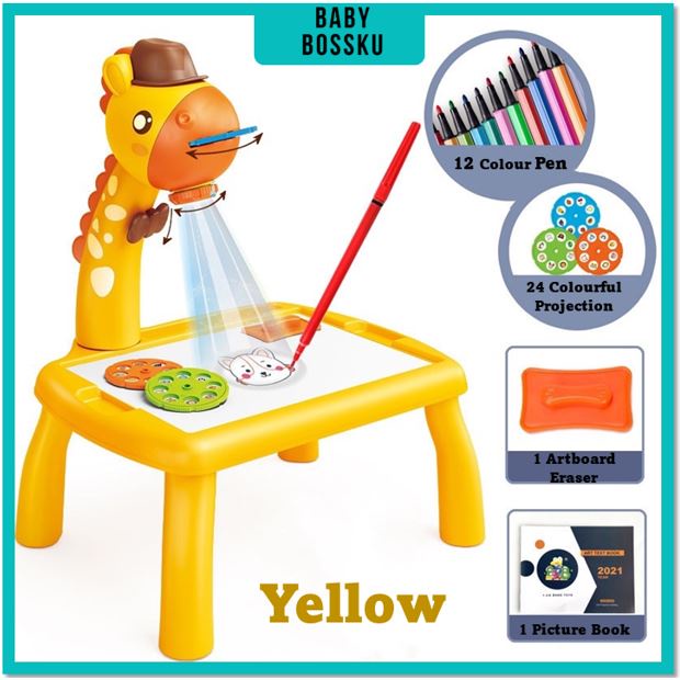 Drawing Projector For Kids - Trace And Draw Projector Toy | Child Smart  Projector Sketcher Desk | Intelligent Draw Projector Toy Machine |  Educational