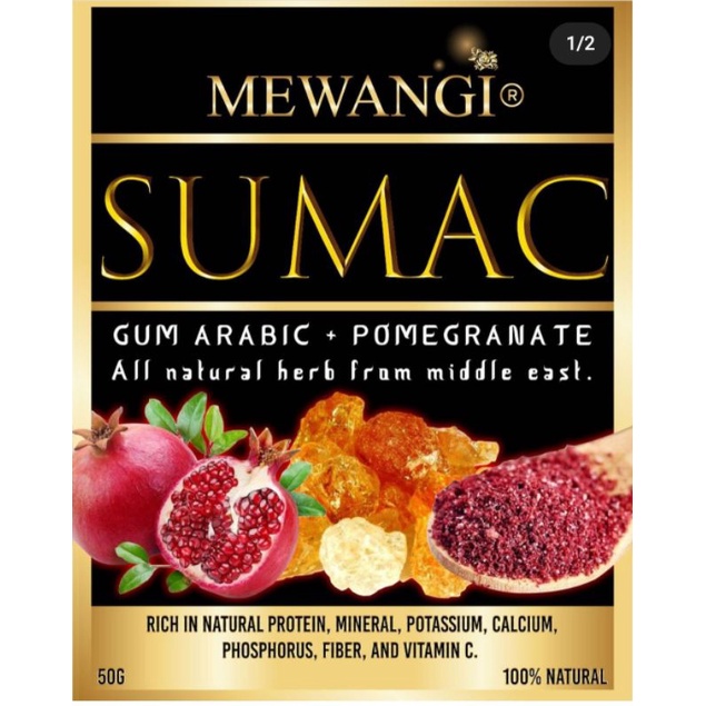 🔥SUMAC 3 DALAM 1 🔥HERBA KESIHATAN(ORIGINAL SUMAC+ GUM ARABIC+DELIMA