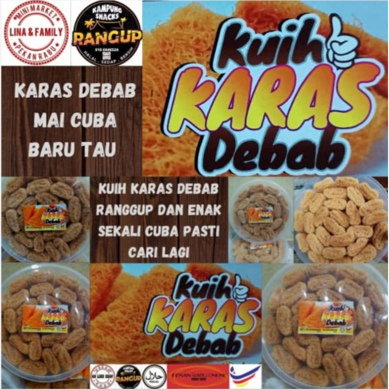 🔥KARAS DEBAB SAIZ GEBAB MAI RASA BARU TAU (24PC-+/TUPPERWARE) | Shopee ...