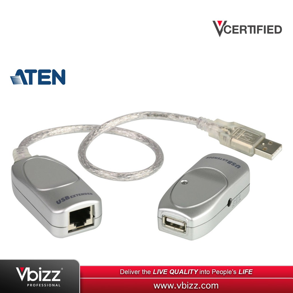 ATEN UCE60 USB Cat 5 Extender Extension (Up to 60m) | Shopee Malaysia