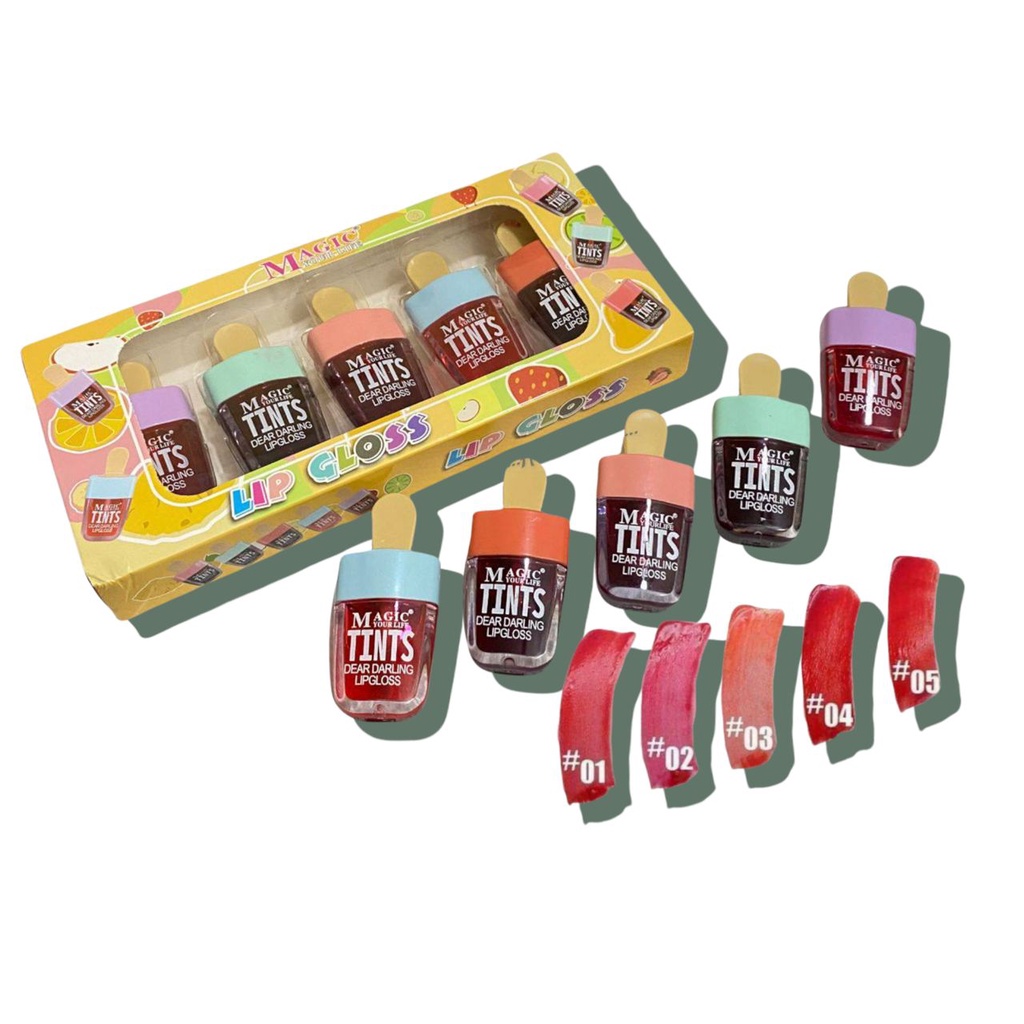 IMAN OF NOBLE Jelly Ice Cream Lip gloss 5 in 1 Shopee Malaysia