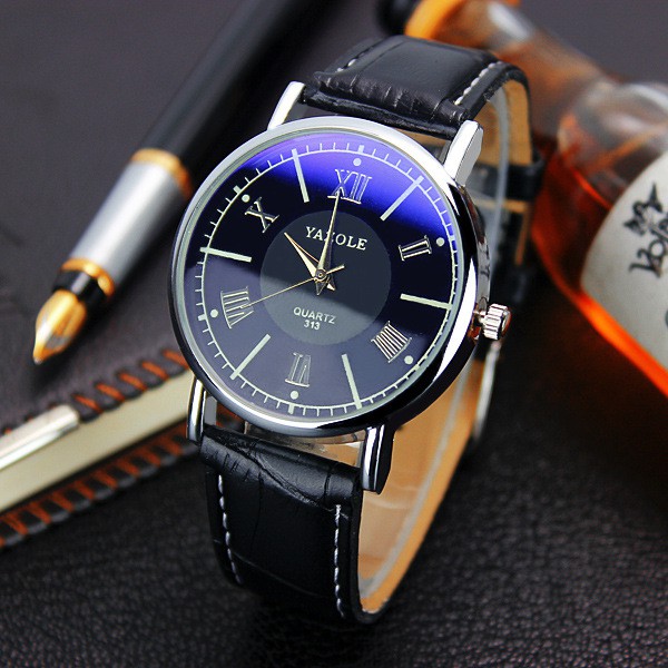 Roman watch business men and women thin waterproof watch | Shopee Malaysia