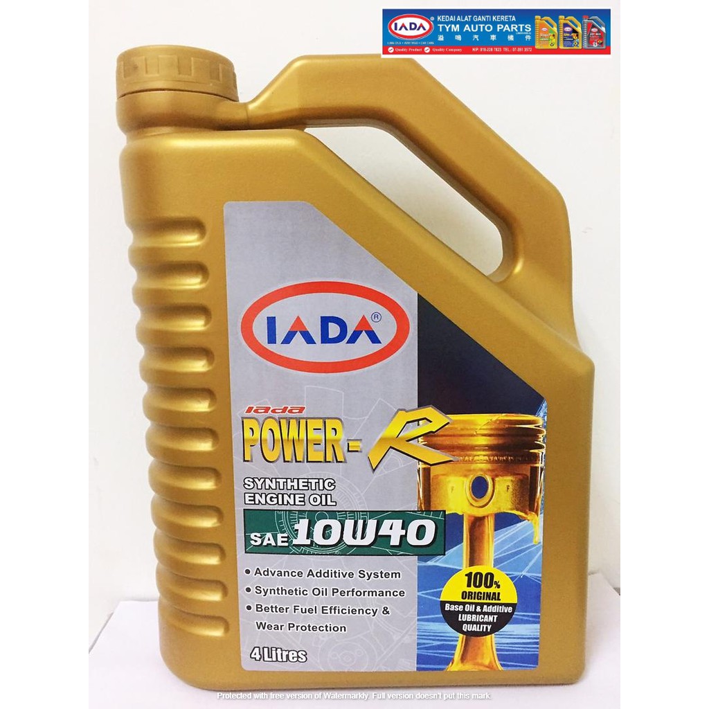 MOTOR OIL 4T 10W40 SG – Iada